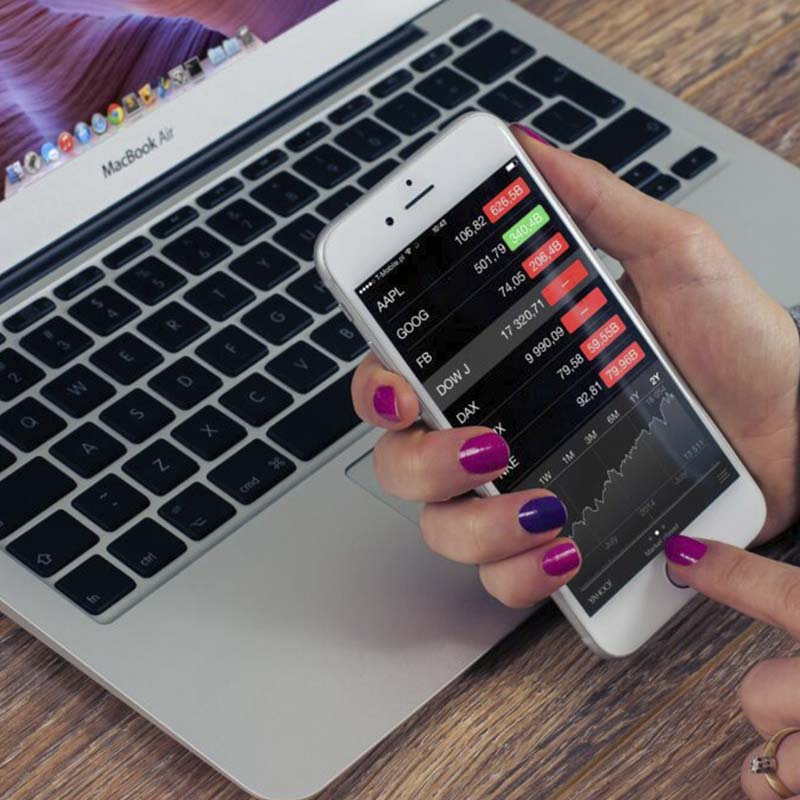 Mobile app development illustration